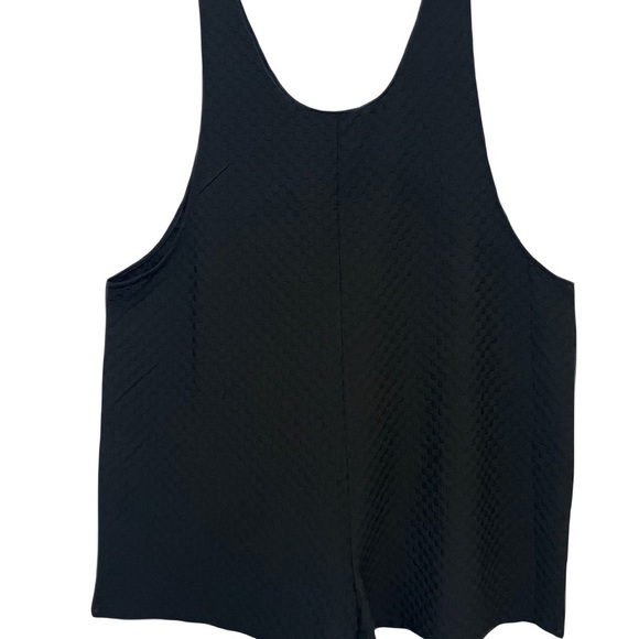 BloomChic Black Textured Romper - Picture 3 of 5